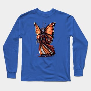 Monarch Butterfly Humanoid - Fantasy Character Design Long Sleeve T-Shirt